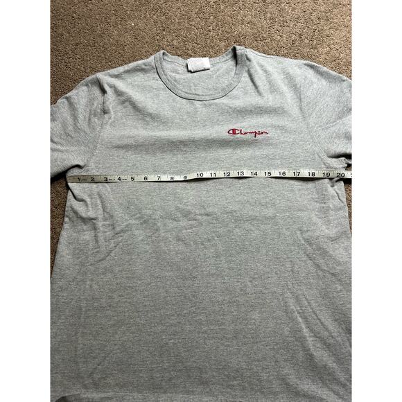 Men’s Medium Champion Gray and Maroon Embroidered Big C Graphic Tee T-Shirt - Picture 6 of 7